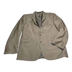 Kenneth Cole Reaction Blazer Jacket Mens 44R Stretch Notch Lapel Single Breasted